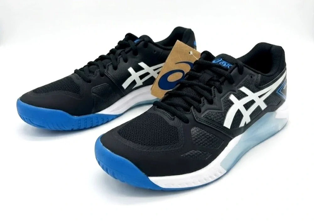 ASICS Gel-Challenger 14 Tennis Shoes Men's Size 11.5 Black/Blue New with Tags